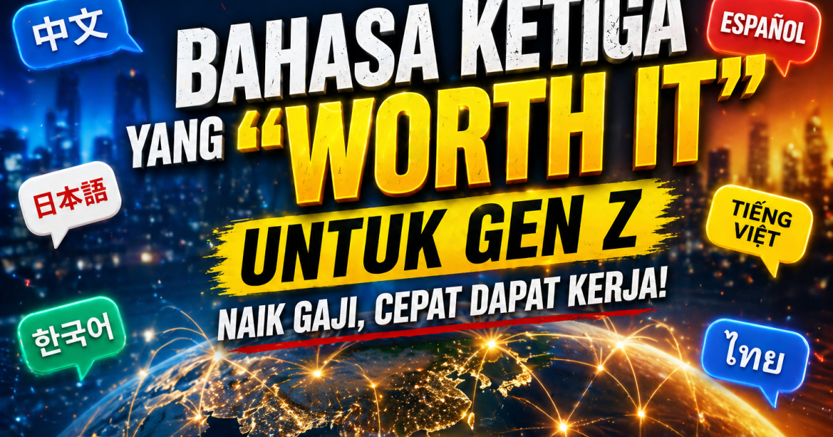 Bahasa Ketiga Yang “Worth It” Untuk Gen Z: Ini Pilihan Terbaik Untuk Naik Gaji & Cepat Dapat Kerja