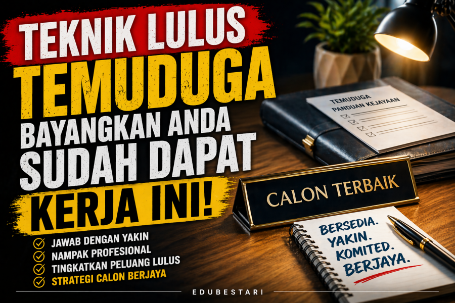 Teknik Lulus Temuduga: Bayangkan Anda Sudah Dapat Kerja Ini (Rahsia Calon Berjaya)
