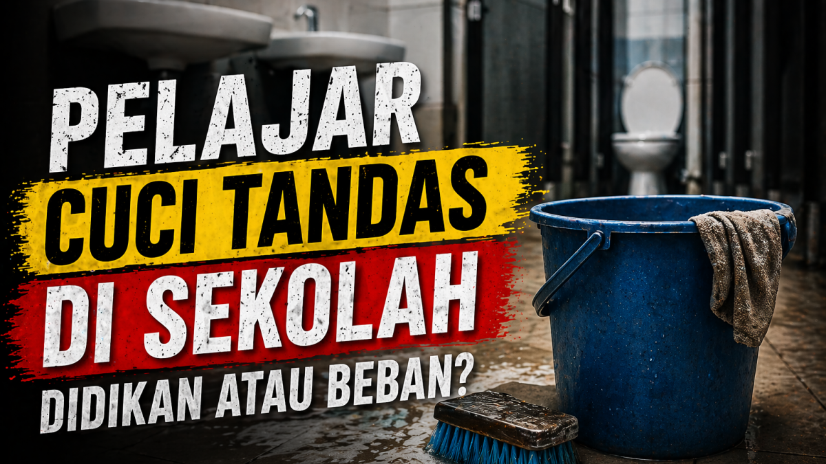 Isu Pelajar Cuci Tandas Di Sekolah: Didikan Disiplin Atau Beban? Ini Penjelasan Sebenar