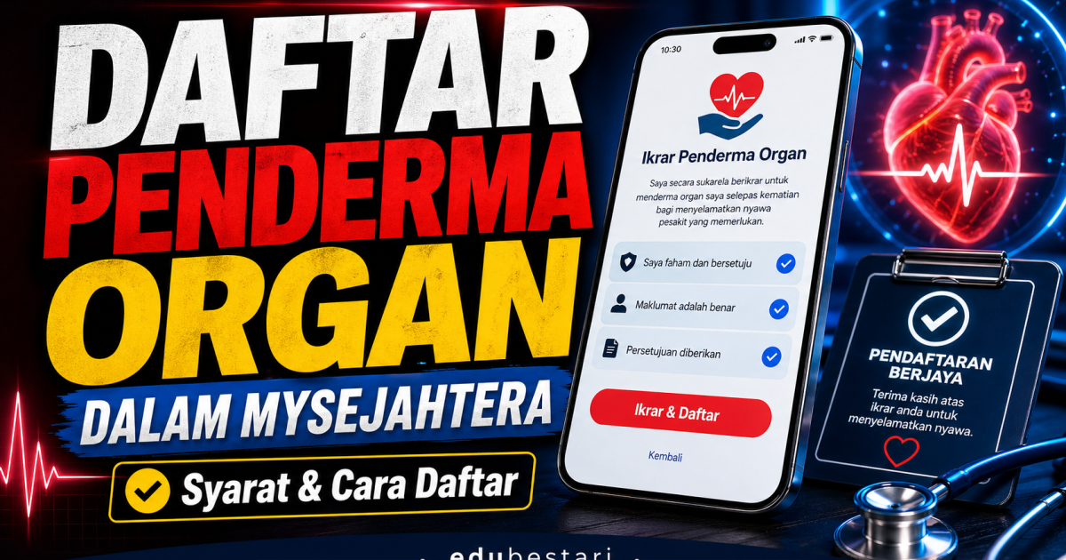 Ramai Tak Tahu, Daftar Penderma Organ Boleh Dibuat Dalam MySejahtera. Ini Syarat & Cara Daftar Dengan Betul
