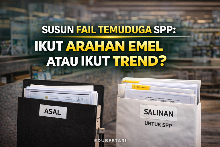 Susun Fail Temuduga SPP: Ikut Arahan Emel atau Ikut Trend? Ini Jawapan Sebenar Calon Perlu Tahu