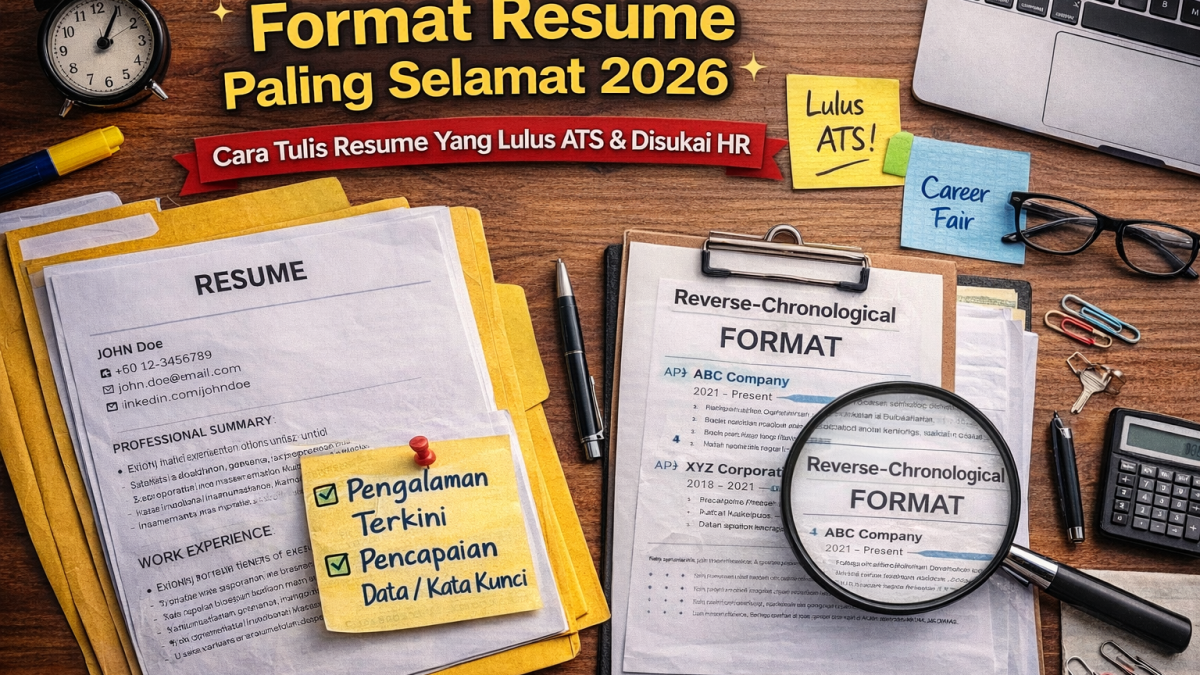 Format Resume Paling Selamat 2026: Ini Cara Tulis Resume Yang Lulus ATS & Disukai HR