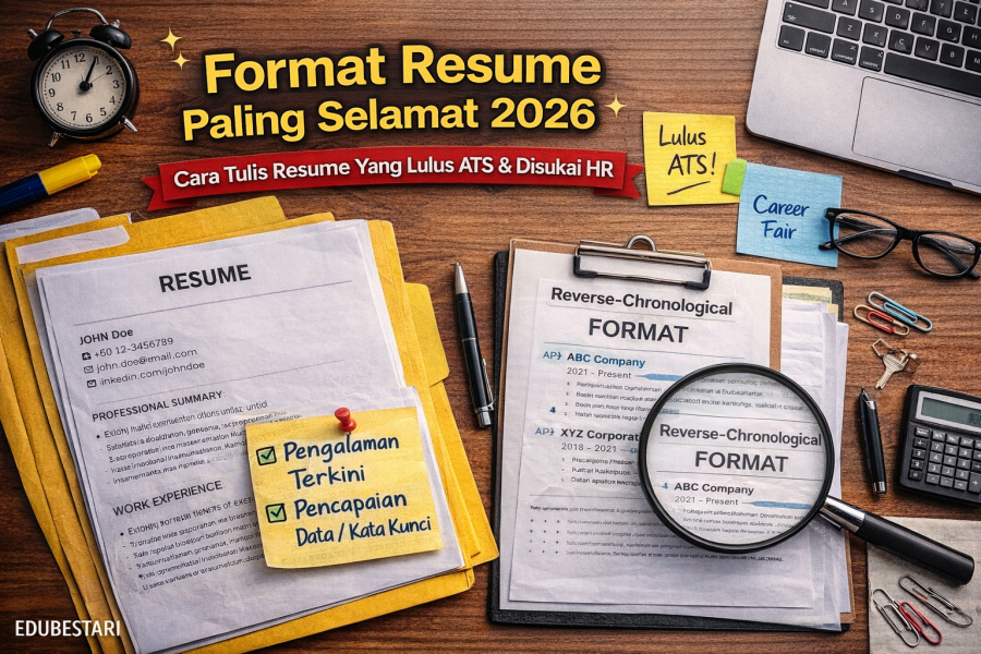 Format Resume Paling Selamat 2026: Ini Cara Tulis Resume Yang Lulus ATS & Disukai HR