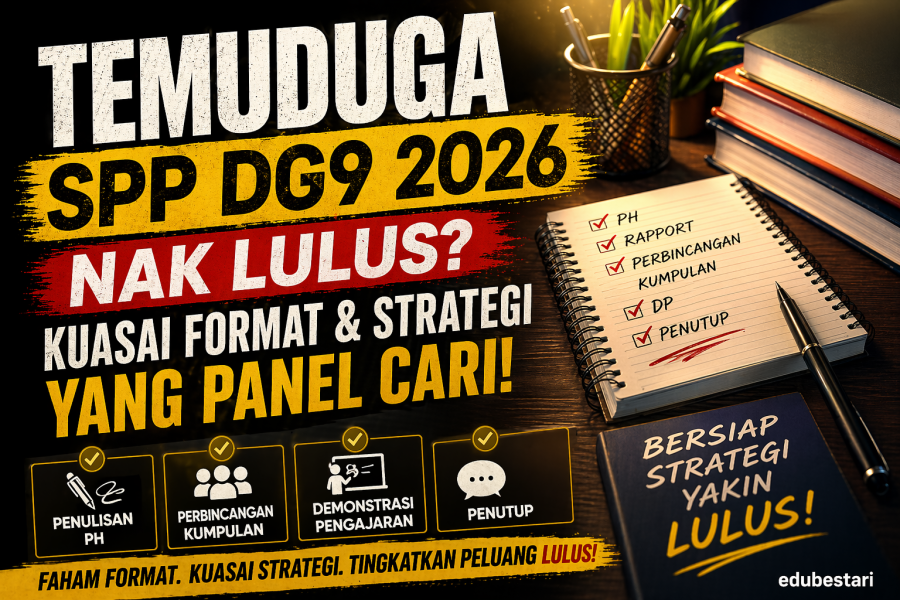 Ramai Terlepas Pandang! Ini Format Lengkap Temuduga SPP DG9 2026 + Tips Persediaan Calon Yang Panel Suka