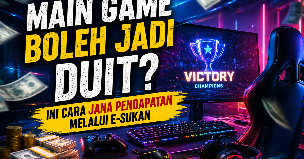 Main Game Boleh Jadi Duit? Ini Cara Jana Pendapatan Melalui E-Sukan Di Malaysia