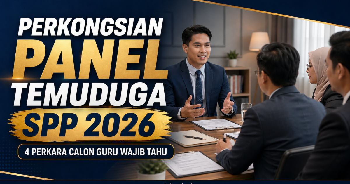 Perkongsian Panel Temuduga SPP 2026: Ini Teguran Penting Untuk Calon Guru Sebelum Masuk Bilik Temuduga