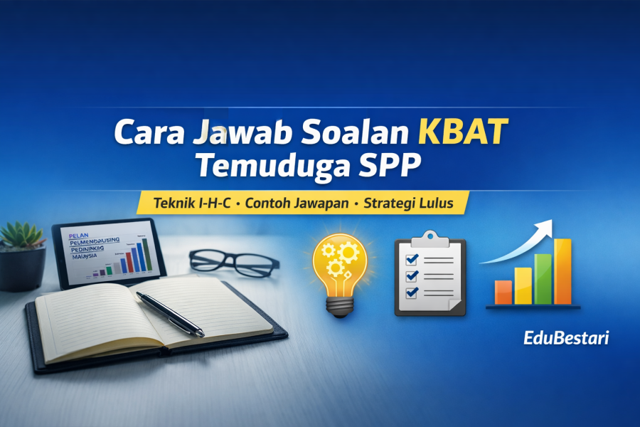 Cara Jawab Soalan KBAT Temuduga SPP: Teknik I-H-C, Contoh Jawapan & Strategi Lulus