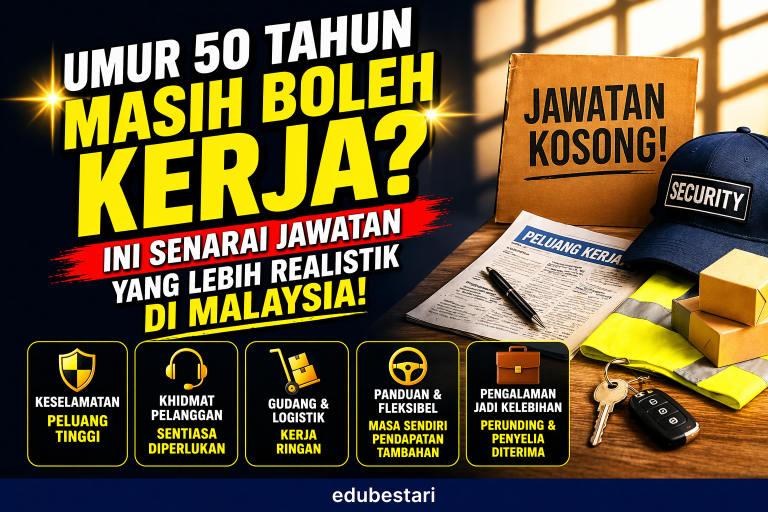 Umur 50 Tahun Masih Boleh Kerja? Ini Senarai Jawatan Yang Lebih Realistik Di Malaysia