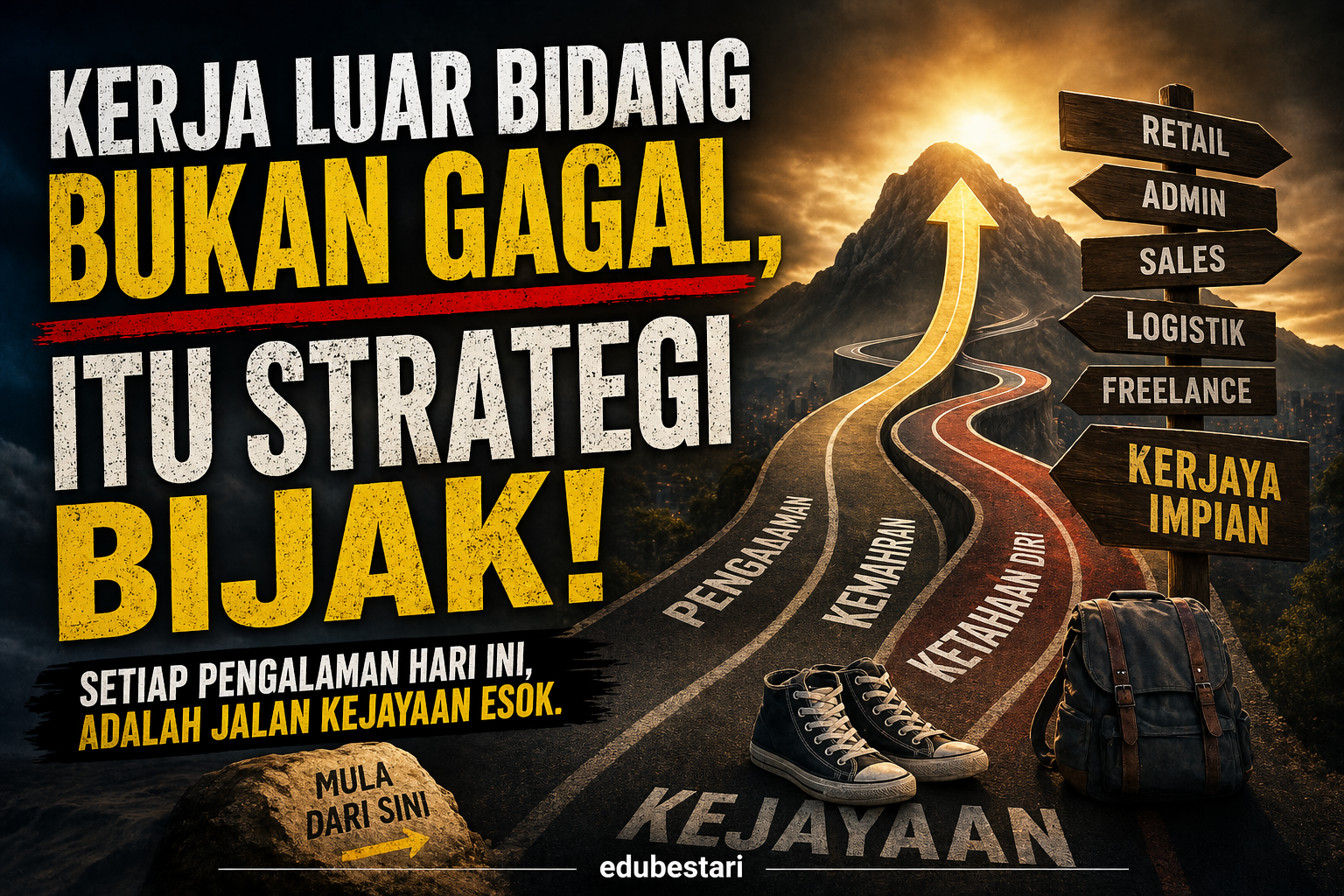 Kerja Luar Bidang Bukan Gagal: Strategi Bijak Lepasan SPM & Graduan Bina Kerjaya Lebih Cepat