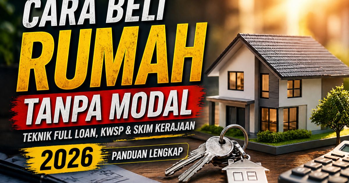 Cara Beli Rumah Tanpa Modal 2026: Teknik Full Loan, KWSP & Skim Kerajaan (Panduan Lengkap)