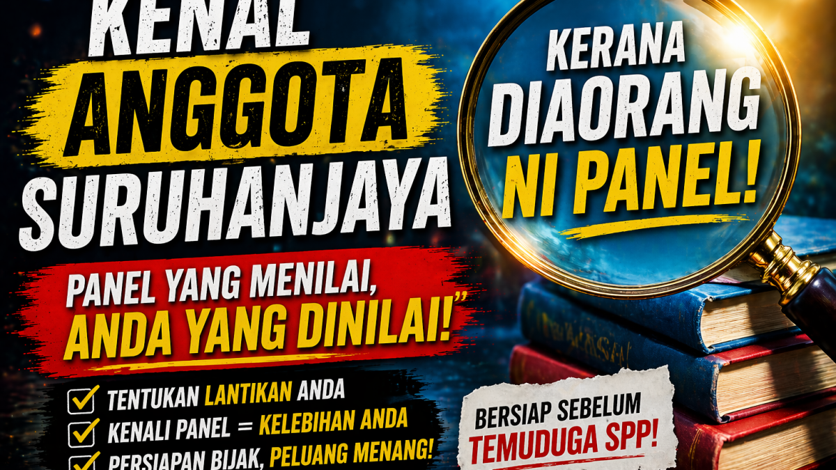 Kenal Anggota Suruhanjaya SPP Ini Dulu: Mereka Lah Panel Yang Tentukan Anda Lulus Atau Gagal Temuduga