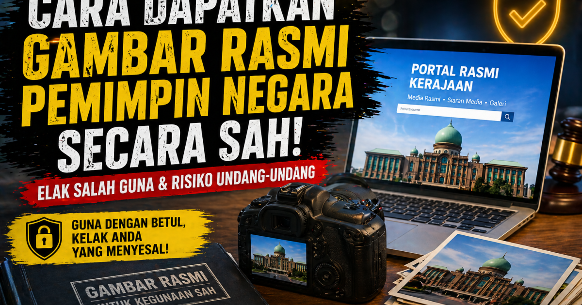 Cara Dapatkan Gambar Rasmi Pemimpin Negara Secara Sah – Elak Salah Guna & Risiko Undang-Undang