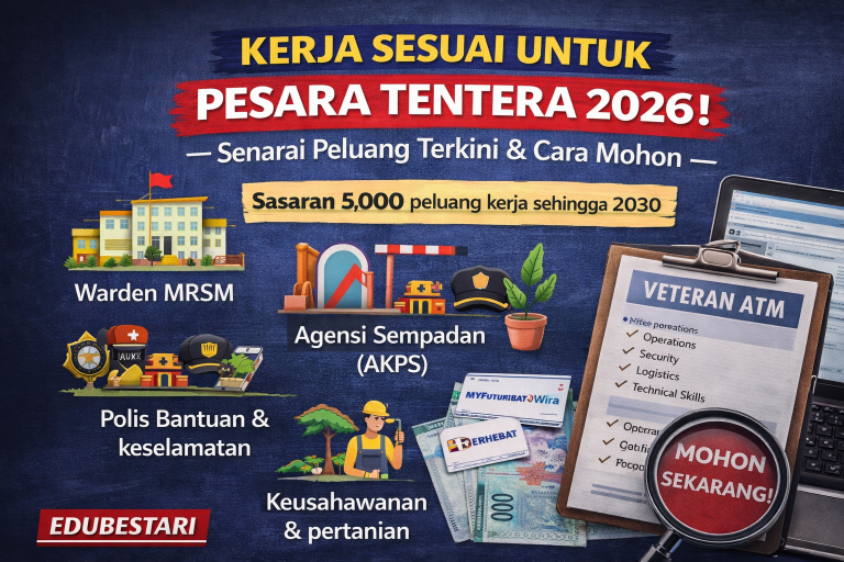 Kerja Sesuai Untuk Pesara Tentera 2026: Senarai Peluang Terkini & Cara Mohon