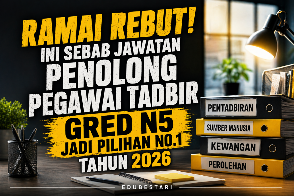 Ramai Rebut! Ini Sebab Jawatan Penolong Pegawai Tadbir N5 Jadi Pilihan No.1 Tahun 2026
