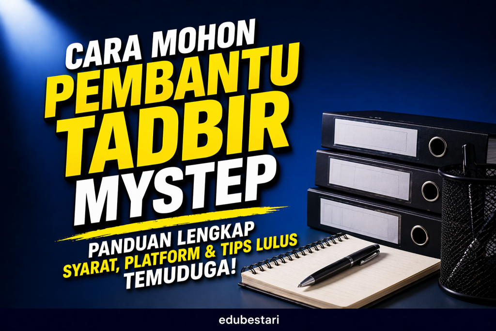 Cara Mohon Pembantu Tadbir MySTEP (SPM) – Panduan Lengkap + Tips Lulus Temuduga