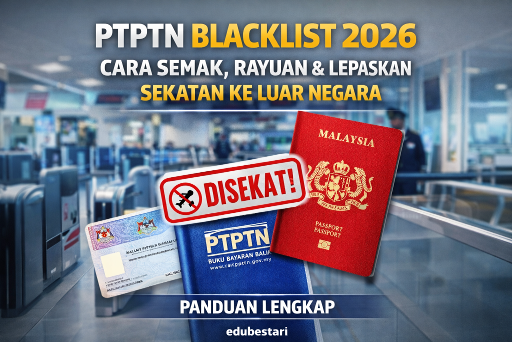 PTPTN Blacklist 2026: Cara Semak, Rayuan & Lepaskan Sekatan Ke Luar Negara (Panduan Lengkap)