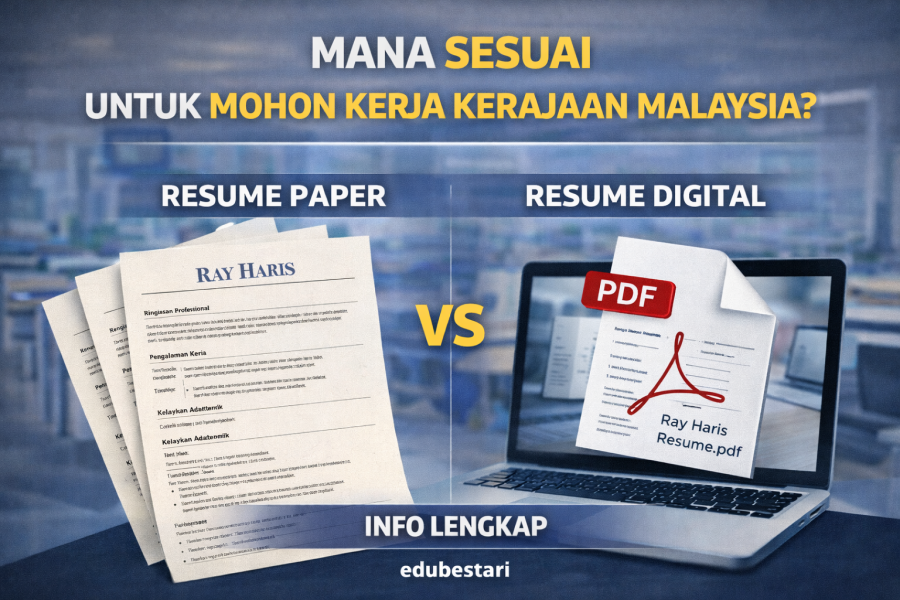 Resume Kertas vs Resume Digital: Mana Lebih Sesuai Untuk Mohon Kerja Kerajaan Malaysia?