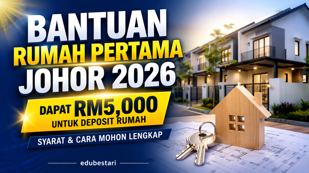 Bantuan Rumah Pertama Johor 2026: Dapat RM5,000 Untuk Deposit Rumah? Ini Cara Mohon & Syarat Lengkap