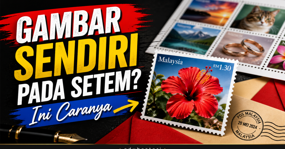 Cara Buat Setem Gambar Sendiri Pos Malaysia Guna Personalised Setem Ku