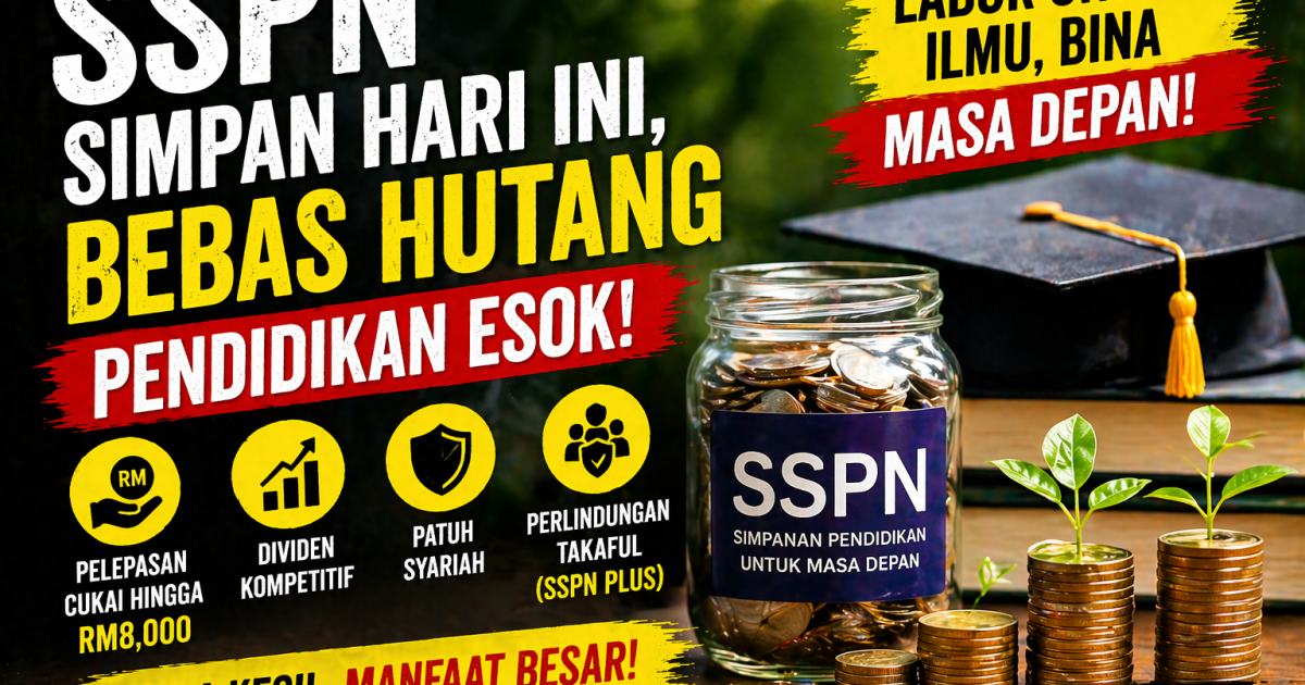 SSPN Prime & SSPN Plus: Cara Buka Akaun, Kelebihan & Pelepasan Cukai Sehingga RM8,000