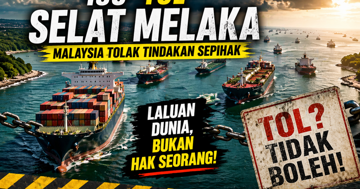 Isu ‘Tol’ Selat Melaka: Malaysia Tegas Tolak Tindakan Sepihak, Ini Implikasi Sebenar Kepada Ekonomi Dunia
