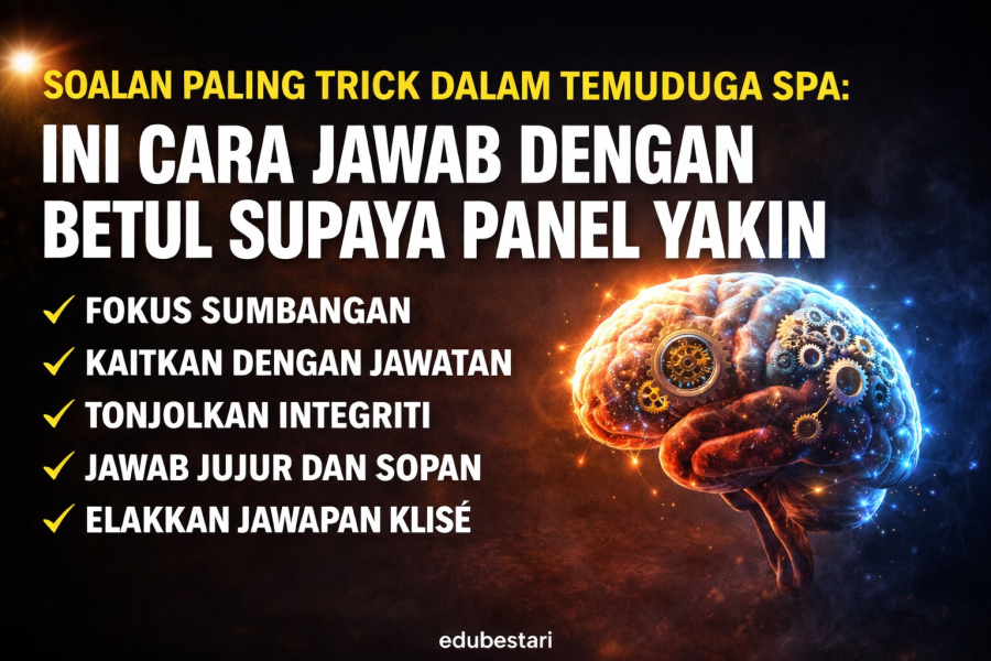 Soalan Paling Trick Dalam Temuduga SPA: Ini Cara Jawab Dengan Betul Supaya Panel Yakin