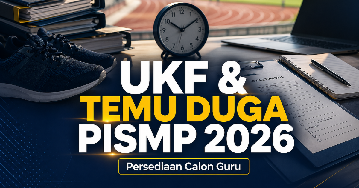 UKF & Temu Duga PISMP 2026: Tarikh, Persediaan Lengkap & Tips Lulus (Ramai Terlepas Pandang)